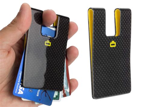 ogon 3c carbon fiber rfid blocking card clip|Card and Cash Clip 3C .